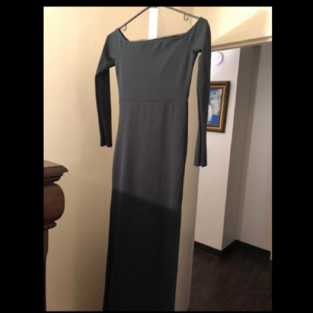 Hunter green dress